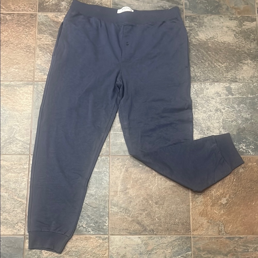 Goodfellow & Co Blue Jogger Sweatpants Elastic Cuffs